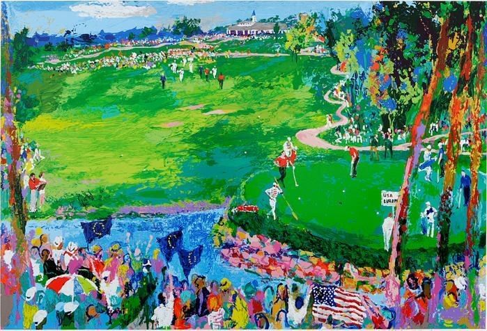Leroy Neiman the 37th Ryder Cup